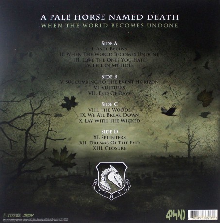 A Pale Horse Named Death: When The World Becomes Undone [2xWinyl]