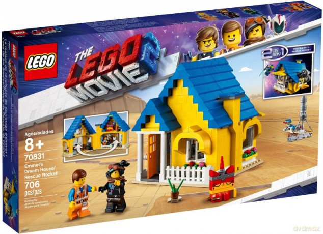 LEGO Movie Dom Emmeta/Rakieta ratunkowa (70831) [KLOCKI]