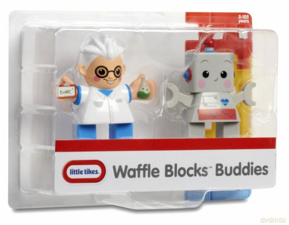 WAFFLE BLOCKS 2-pak Naukowiec i robot [FIGURKA]