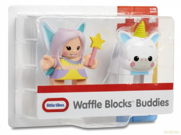 WAFFLE BLOCKS 2-pak Wróżka i jednorożec [FIGURKA]
