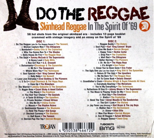Do The Reggae / Skinhead Reggae In The Spirit Of '69 [2CD]