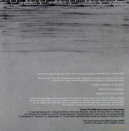 Black To Comm: Seven Horses For Seven Kings [CD]