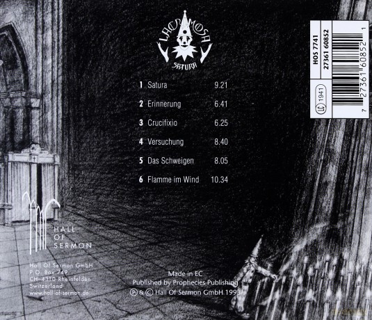 Lacrimosa: Satura [CD]