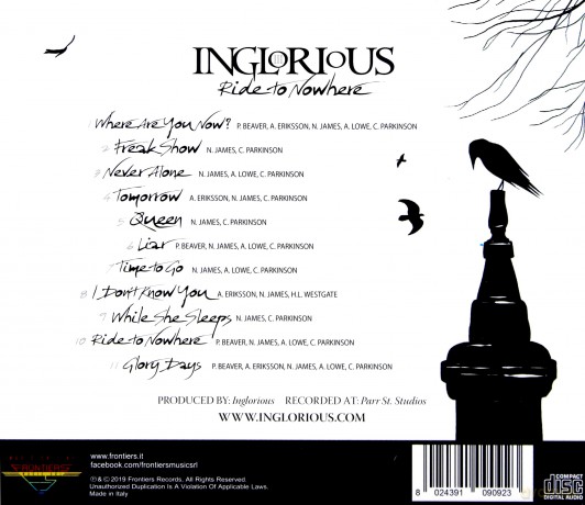 Inglorious: Ride To Nowhere [CD]