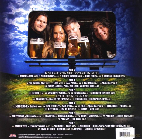 Tankard: Best Case Scenario - 25 Years In Beers (Clear) [3xWinyl]