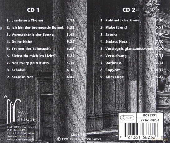 Lacrimosa: Live [CD]
