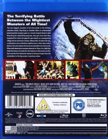 King Kong Vs Godzilla (King Kong kontra Godzilla) [Blu-Ray]
