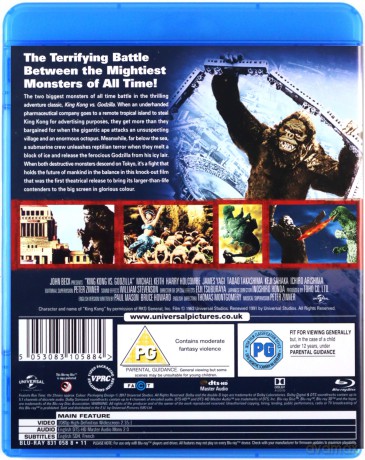 King Kong Vs Godzilla (King Kong kontra Godzilla) [Blu-Ray]