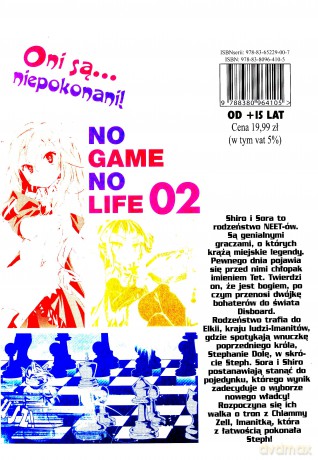 No Game No Life (Tom 2) - Yuu Kamiya [KOMIKS]