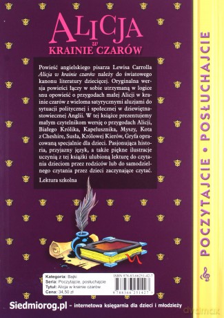 Alicja w Krainie Czarów. Poczytajcie, posłuchajcie - Lewis Carroll [KSIĄŻKA]