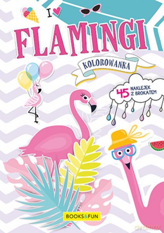 Flamingi kolorowanka [KSIĄŻKA]