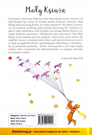Mały książę - Antoine De Saint-Exupery [KSIĄŻKA]