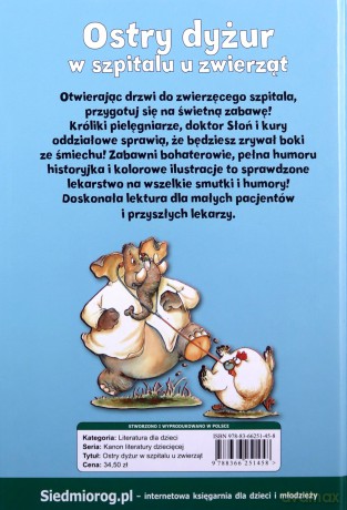 Ostry dyżur w szpitalu dla zwierząt - Fabrice Lefarge [KSIĄŻKA]
