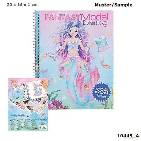Zestaw Fantasy model dress me up z naklejkami