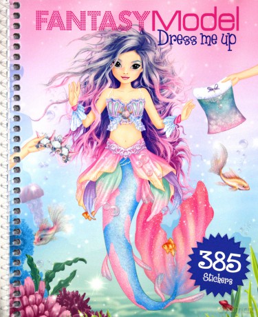 Zestaw Fantasy model dress me up z naklejkami