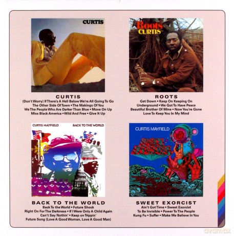 Curtis Mayfield: Keep On Keeping On: Curtis Mayfield Studio Albums 1970-1974 [4CD]