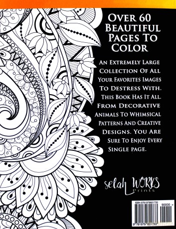 Kolorowanka dla dorosłych. Adult Coloring Book: Stress Relieving Designs Animals, Mandalas, Flowers, Paisley Patterns And So Much More: Coloring Book For Adults [KSIĄŻKA]