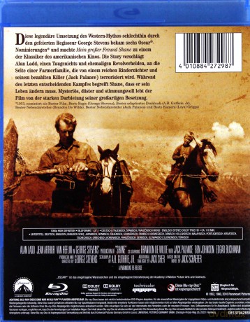 Shane (Jeździec znikąd) [Blu-Ray]