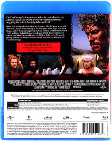The Last Temptation of Christ (Ostatnie kuszenie Chrystusa) [Blu-Ray]