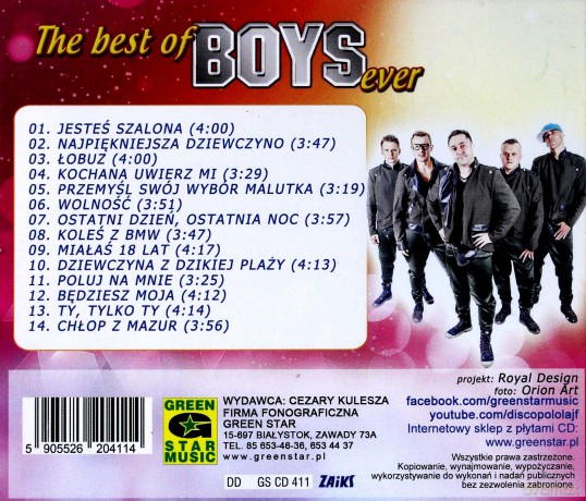 Boys: The Best of Ever [CD]