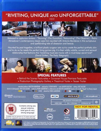 The Skin I Live In (Skóra, w której żyję) [Blu-Ray]