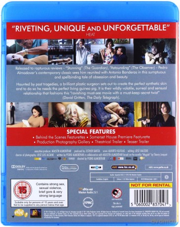 The Skin I Live In (Skóra, w której żyję) [Blu-Ray]