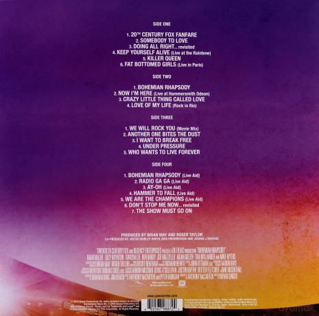 Bohemian Rhapsody soundtrack (Queen) [2xWinyl]