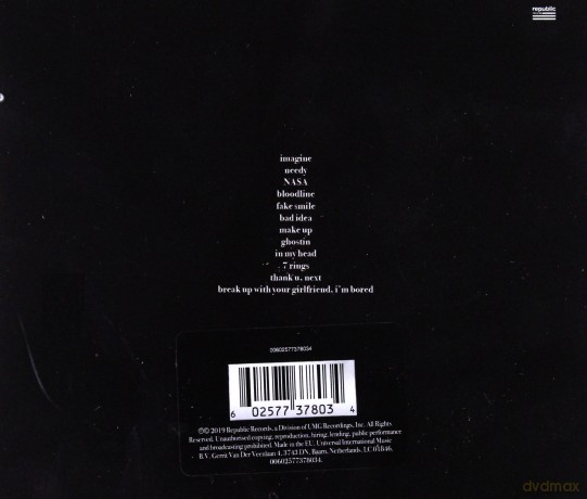 Ariana Grande: Thank U, Next [CD]