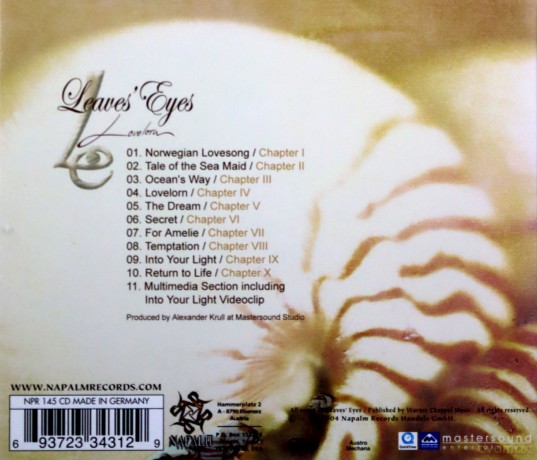 Leaves'eyes: Lovelorn [CD]