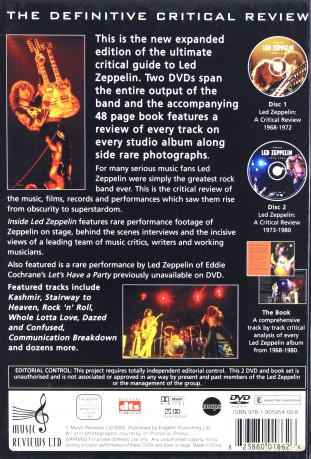 Led Zeppelin: The Definitive Critical Review 1968-1980 (digibook) [2DVD]