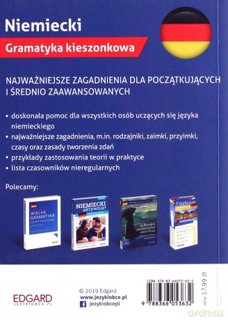 Niemiecki Gramatyka kieszonkowa - Eliza Chabros [KSIĄŻKA]