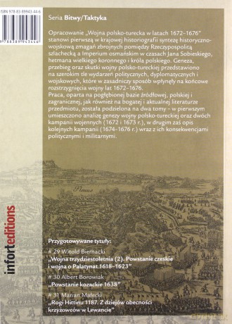 Wojna polsko turecka w latach 1672-1676 (Tom 2) - Marek Wagner [KSIĄŻKA]