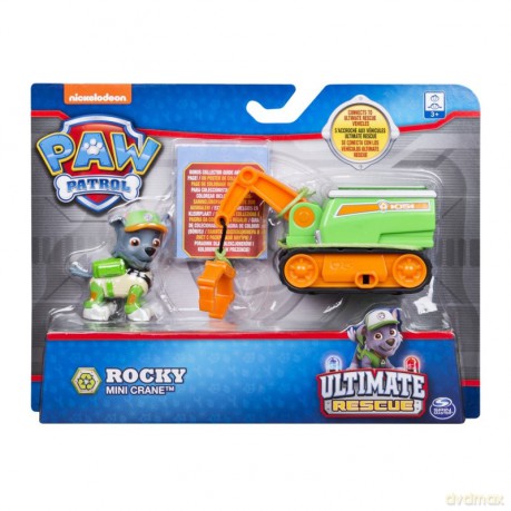 Figurka z mini pojazdem Psi Patrol - Rocky [FIGURKA]