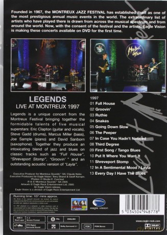 Legends: Live At Montreux [DVD]