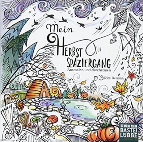 Kolorowanka dla dorosłych. Mein Herbstspaziergang: Ausmalen und durchatmen [KSIĄŻKA]