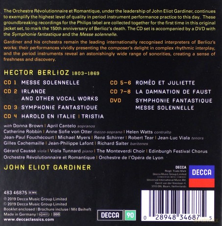 John Eliot Gardiner: Berlioz Rediscovered [8CD]+[DVD]