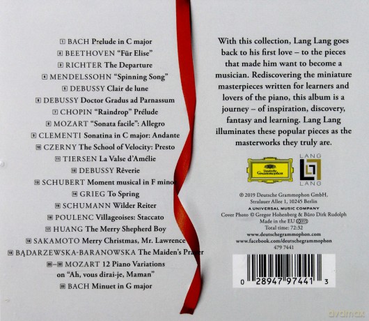 Lang Lang: Piano Book [CD]