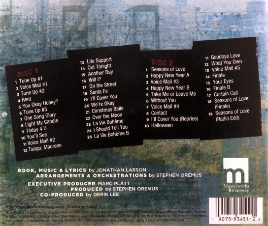 Rent (Original Soundtrack of the Fox Live Television Event) [2CD]