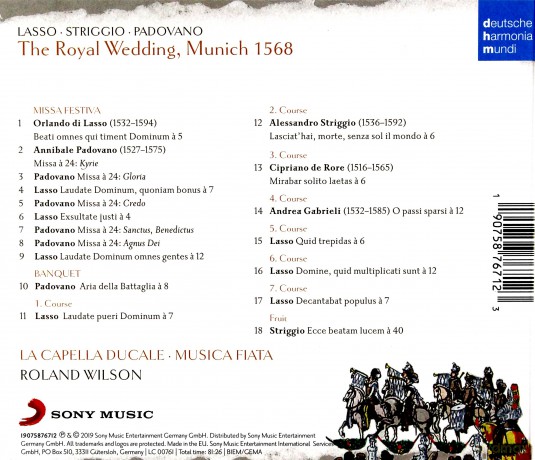 Musica Fiata: The Royal Wedding, Munich 1568 [CD]