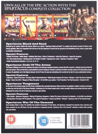 Spartacus: The Complete Collection (Spartakus) [BOX] [14DVD]