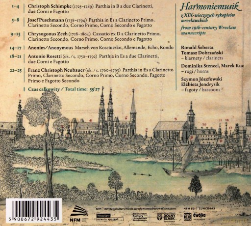 Harmoniemusik z XIX-wiecznych rękopisów wrocławskich (digipack) [CD]