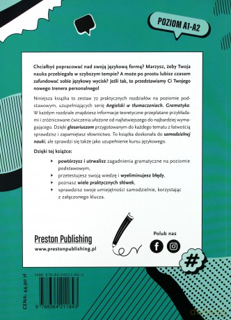 Angielski. Trening gramatyczny poziom A1-A2 - Maria Lekszycka [KSIĄŻKA]