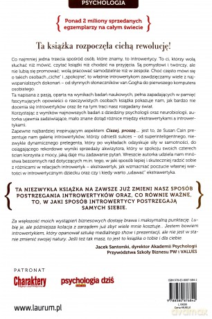 Ciszej proszę. Siła introwersji w świecie który nie może przestać gadać - Susan Cain [KSIĄŻKA]