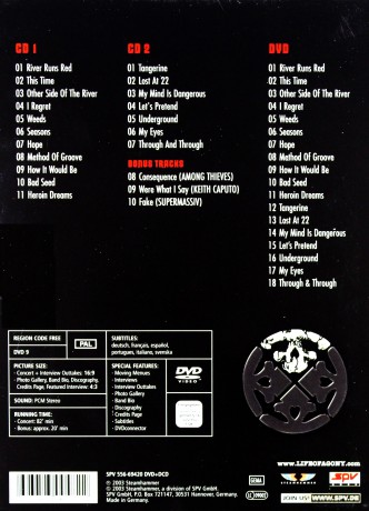 Life Of Agony: River Runs Again [2CD]+[DVD]