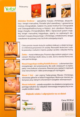 Cztery proste masaże - Zdzisław Drobner [KSIĄŻKA]