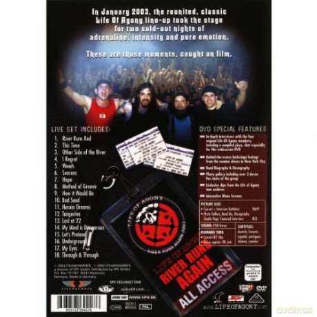 Life Of Agony: River Runs Again [DVD]