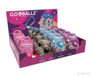 Gniotek gooballz brelok malina perłowy