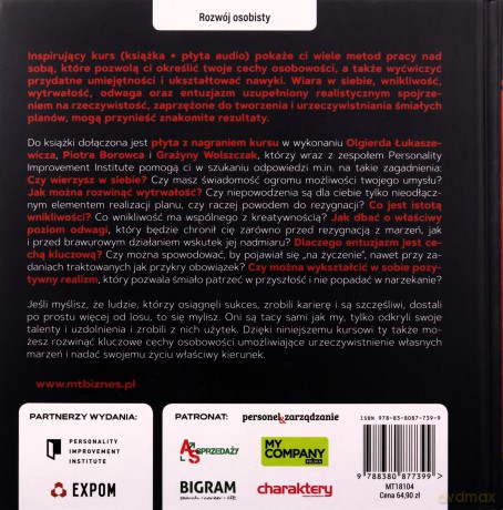 Jak rozwinąć kluczowe cechy osobowości abyś był spełniony w życiu zawodowym i osobistym [KSIĄŻKA], [1xCD]