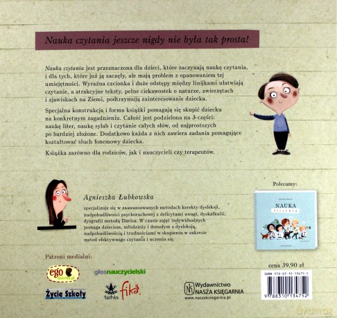 Nauka czytania - Agnieszka Łubkowska [KSIĄŻKA]