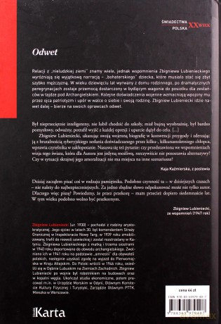 Odwet. Polski chłopak przeciwko Sowietom 1939-1946 - Zbigniew Lubieniecki [KSIĄŻKA]